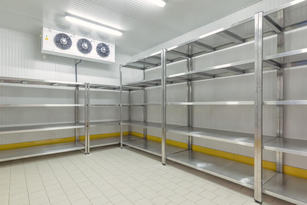 Commercial refrigeration equipment storing food and beverages in a Memphis, TN food service kitchen